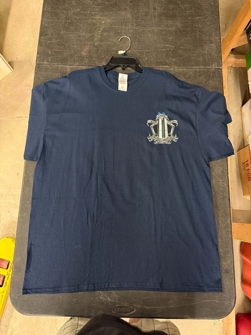 Gildan 9/11 15th Anniversary Never Forget Twin Towers Graphic T-Shirt